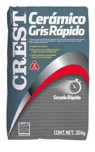 Crest Cerámico Gris Rápido